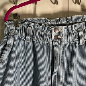 Blue and white Universal Thread High Waisted Pants Size  10